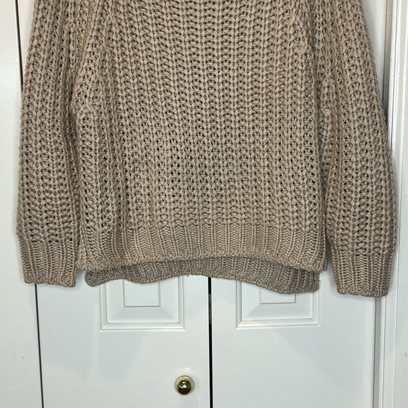 Kut From The Kloth large knit sweater, tan. Size small - Picture 3 of 5